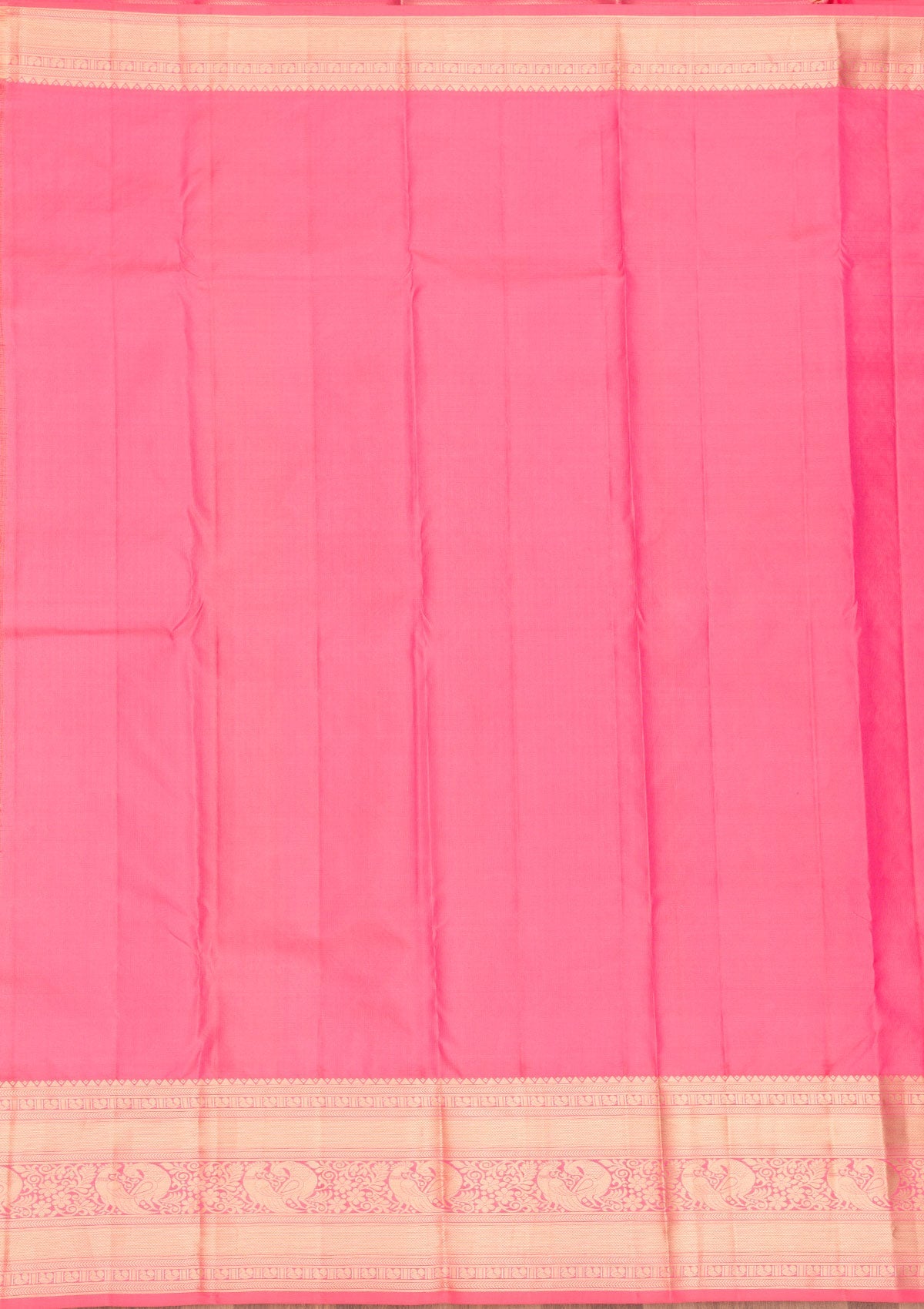 Onion Pink Zariwork Pure Silk Saree-Koskii