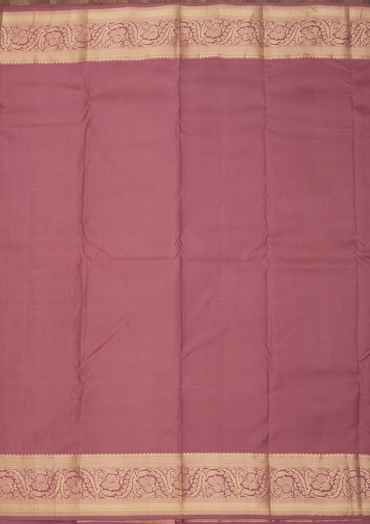 Onion Pink Zariwork Pure Silk Saree