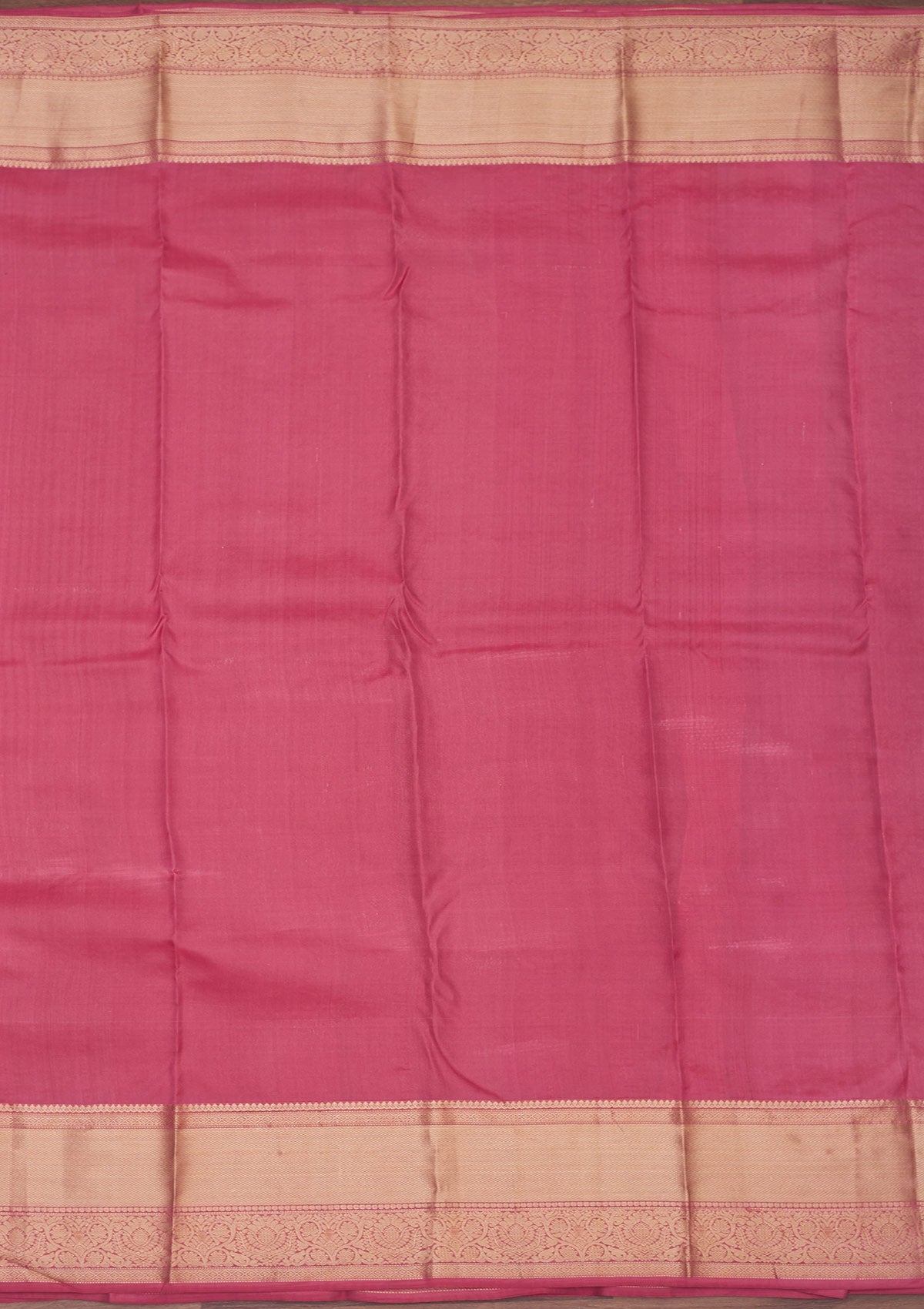 Onion Pink Zariwork Pure Silk Saree-Koskii