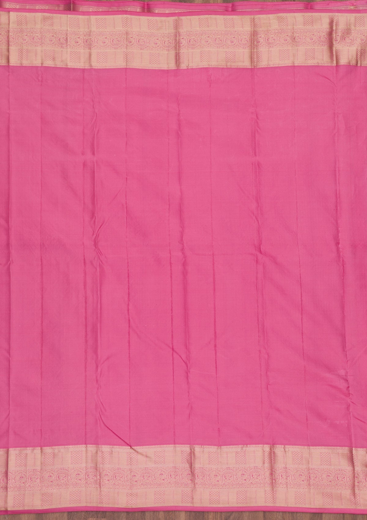 Onion Pink Zariwork Pure Silk Saree-Koskii