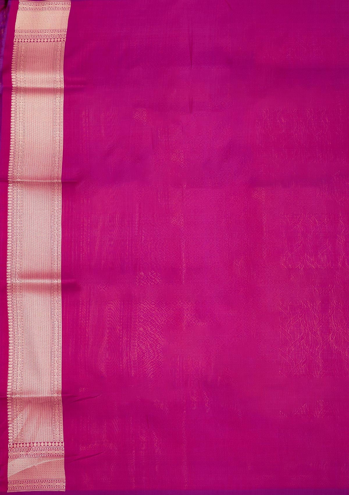 Onion Pink Zariwork Pure Silk Saree-Koskii