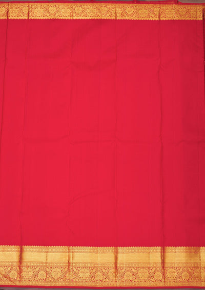 Onion Pink Zariwork Pure Silk Saree-Koskii