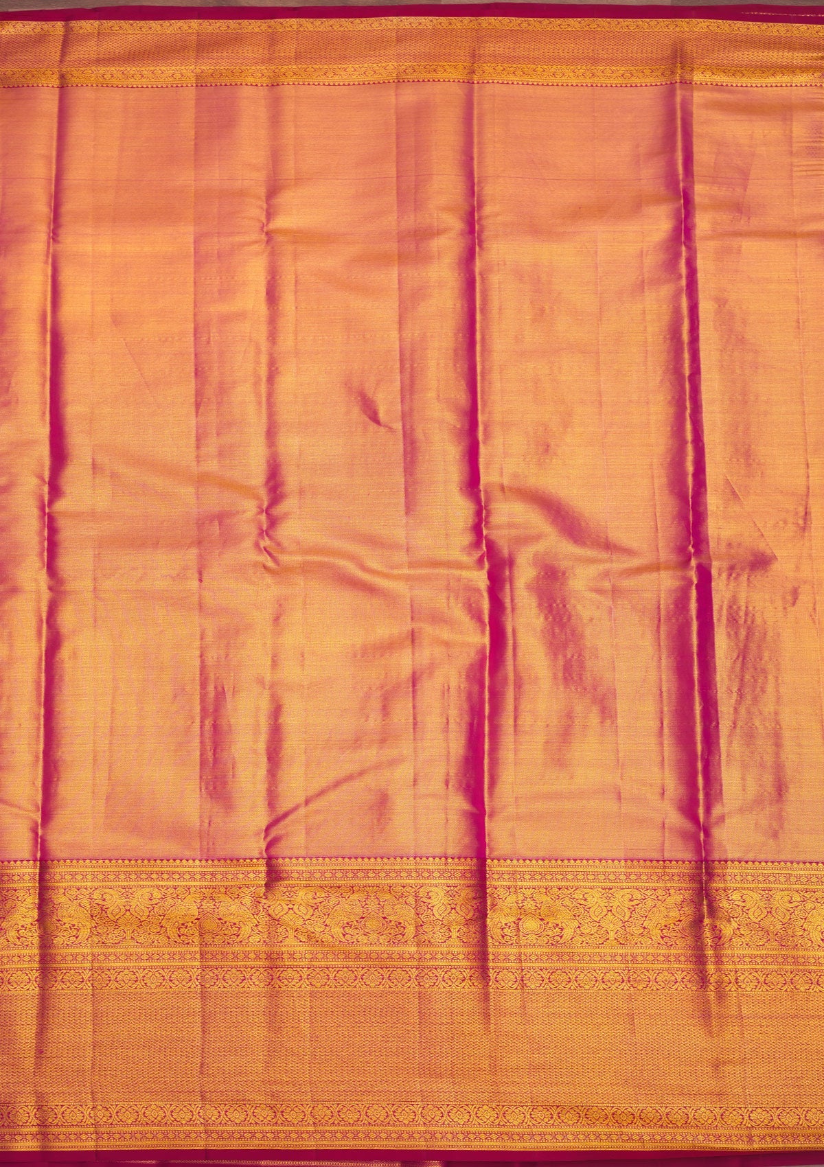 Onion Pink Zariwork Pure Silk Saree