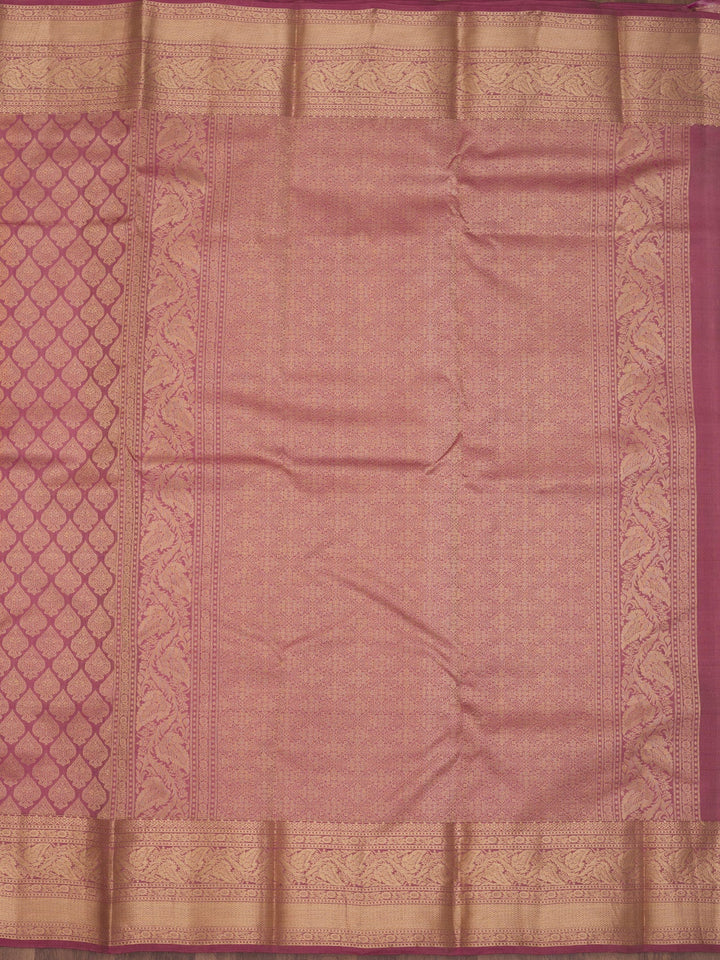 Onion Pink Zariwork Pure Silk Saree