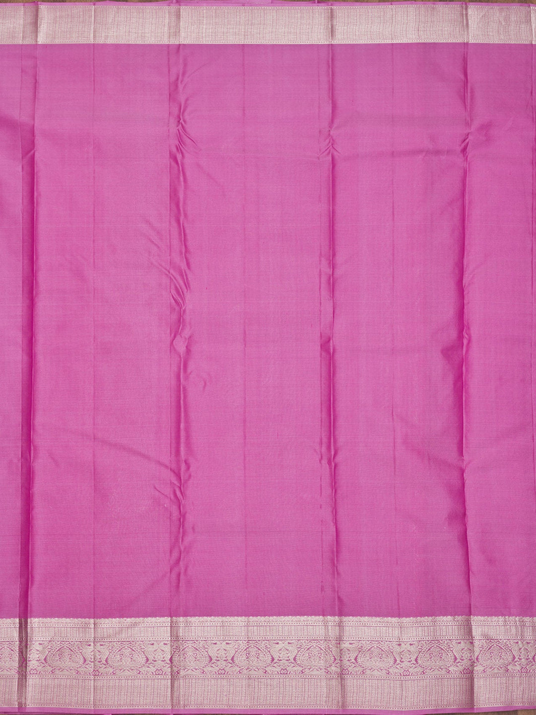 Onion Pink Zariwork Pure Silk Saree