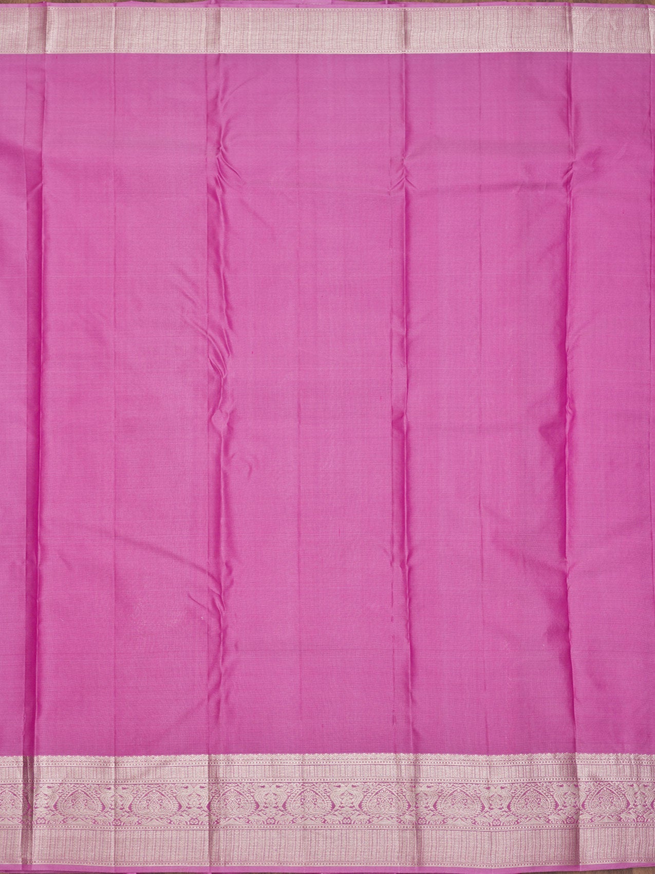 Onion Pink Zariwork Pure Silk Saree