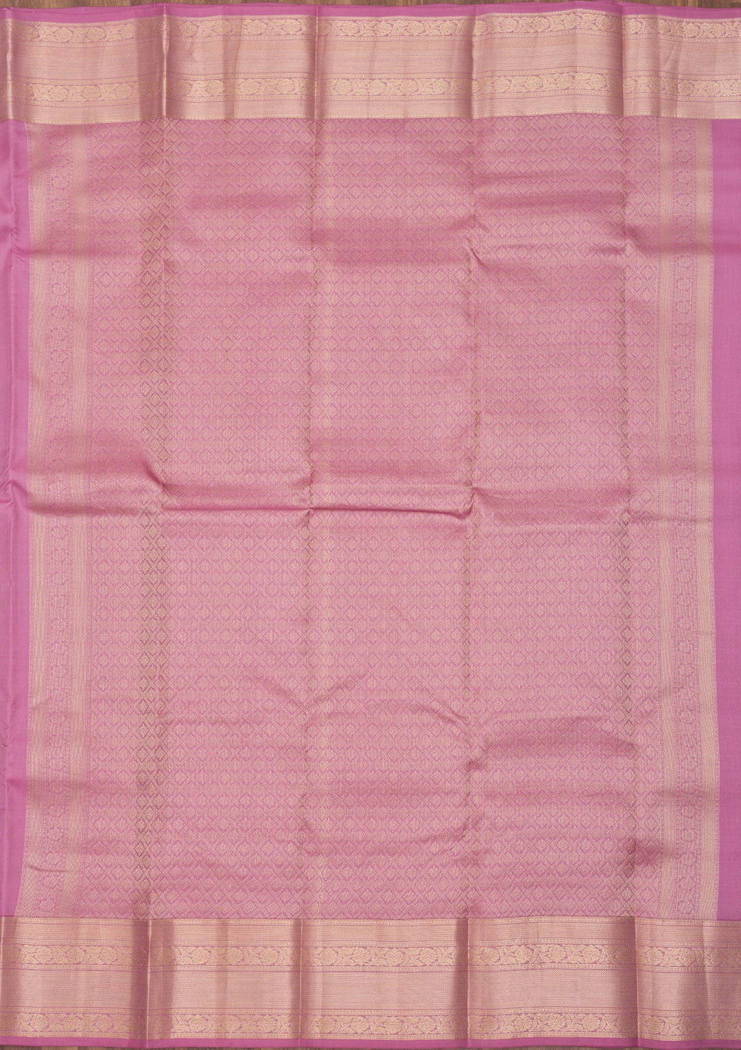 Onion Pink Zariwork Pure Silk Saree