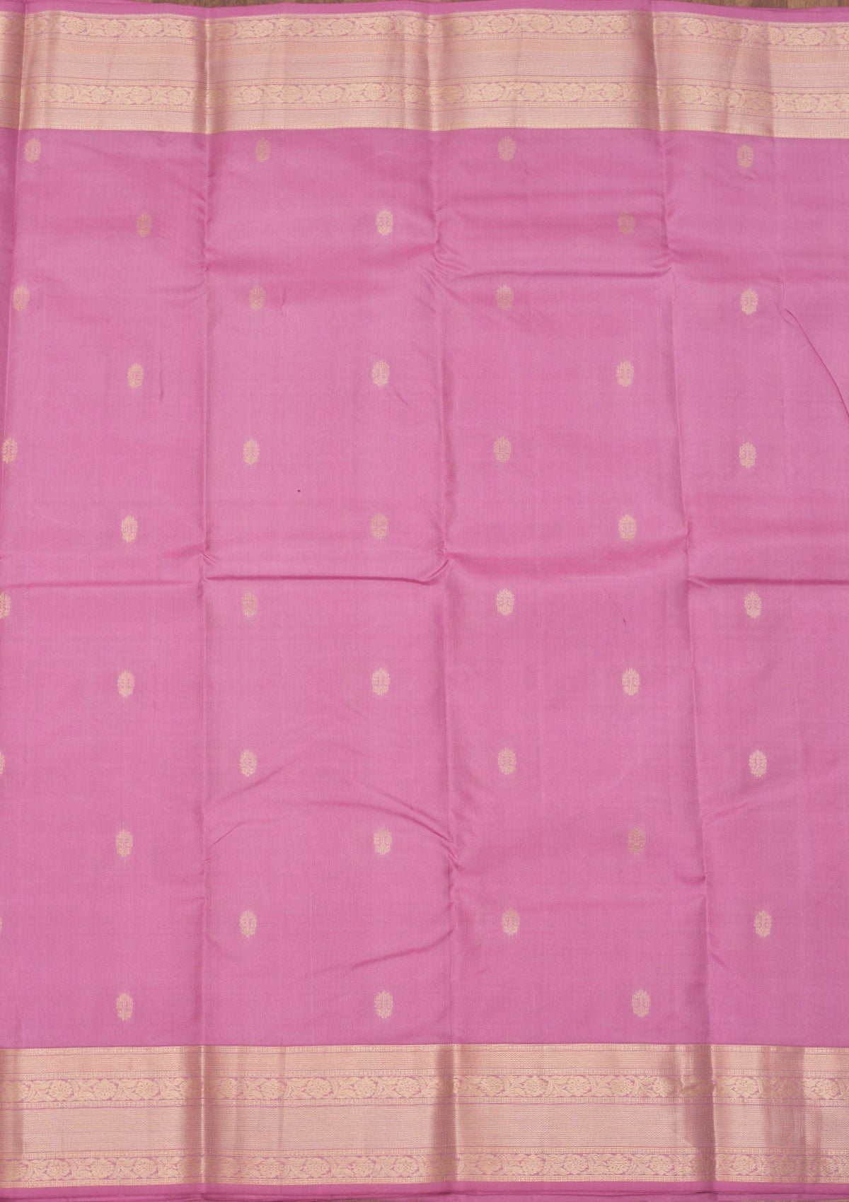 Onion Pink Zariwork Pure Silk Saree