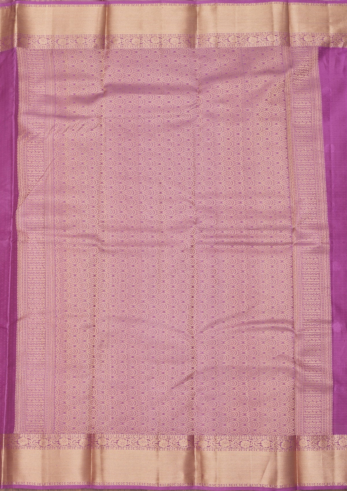 Purple Zariwork Pure Silk Saree