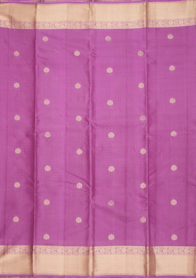 Purple Zariwork Pure Silk Saree