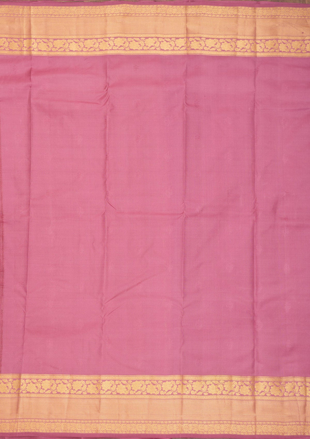 Onion Pink Zariwork Pure Silk Saree