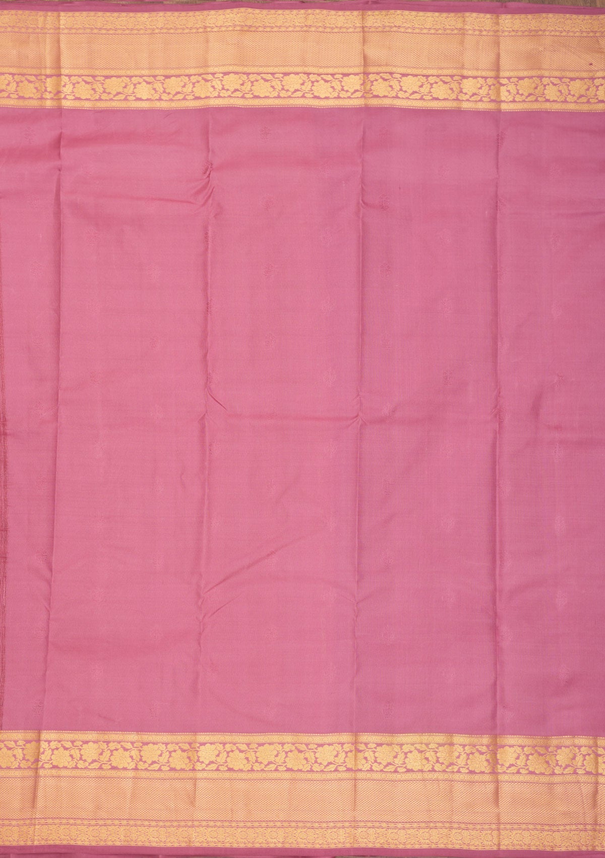 Onion Pink Zariwork Pure Silk Saree