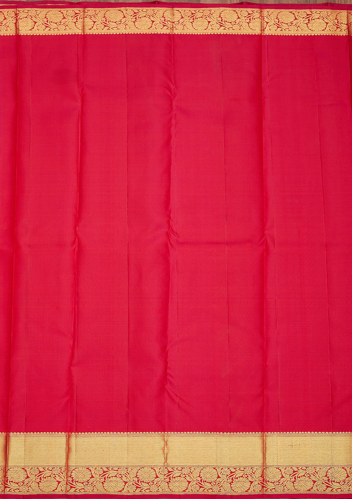 Onion Pink Zariwork Pure Silk Saree