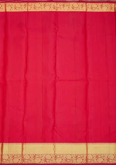 Onion Pink Zariwork Pure Silk Saree