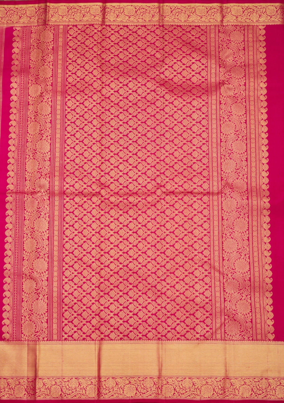 Onion Pink Zariwork Pure Silk Saree