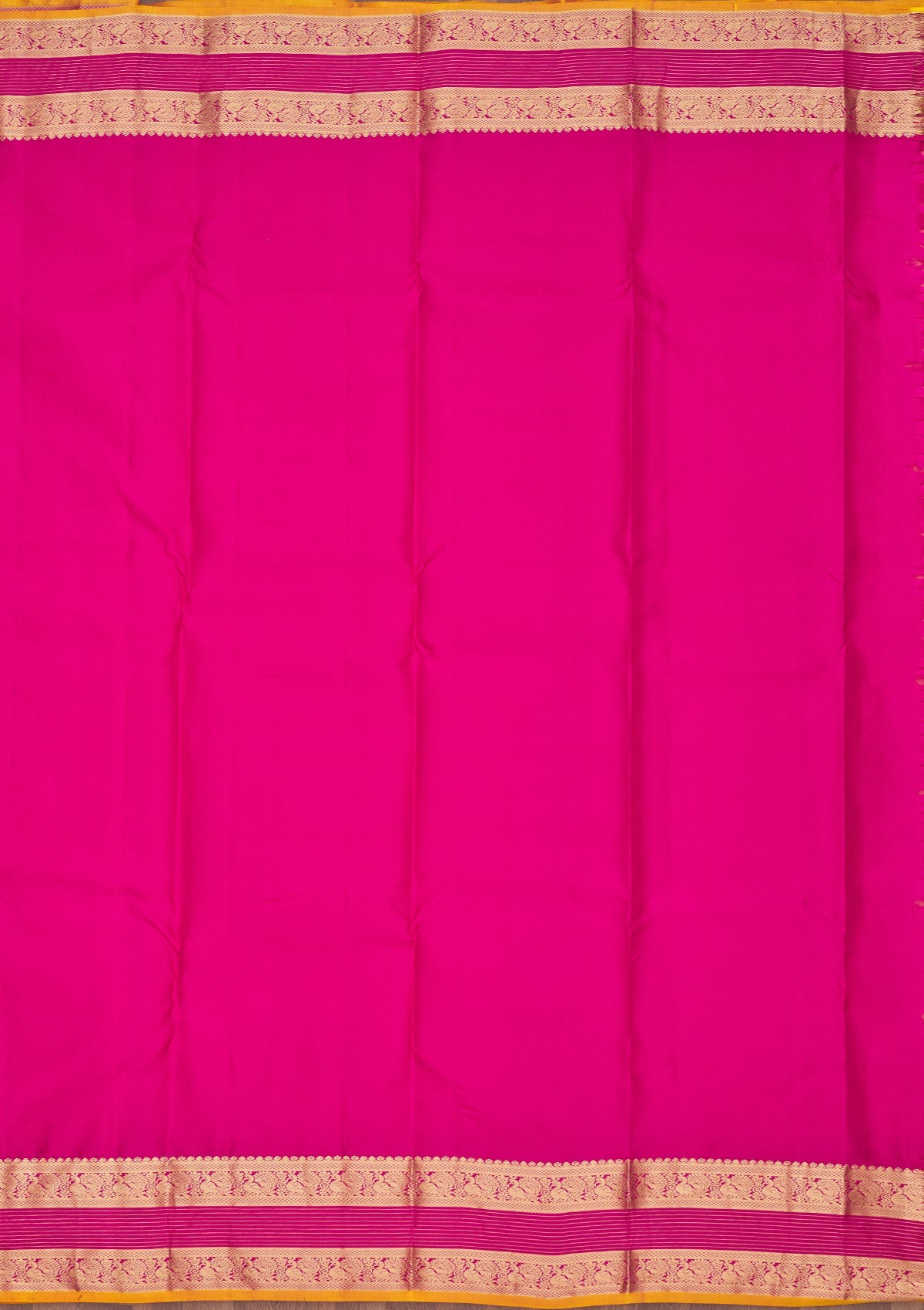 Onion Pink Zariwork Pure Silk Saree