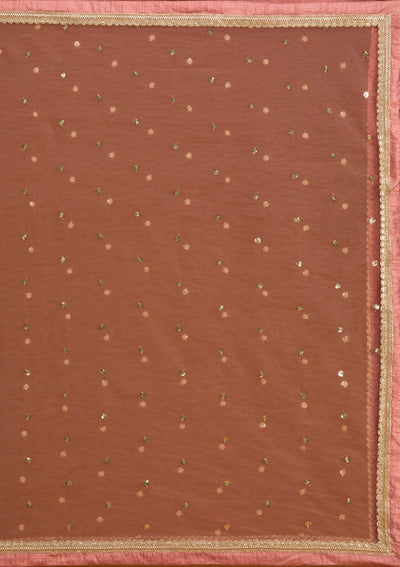 Onion Pink Zariwork Tissue Readymade Salwar Suit