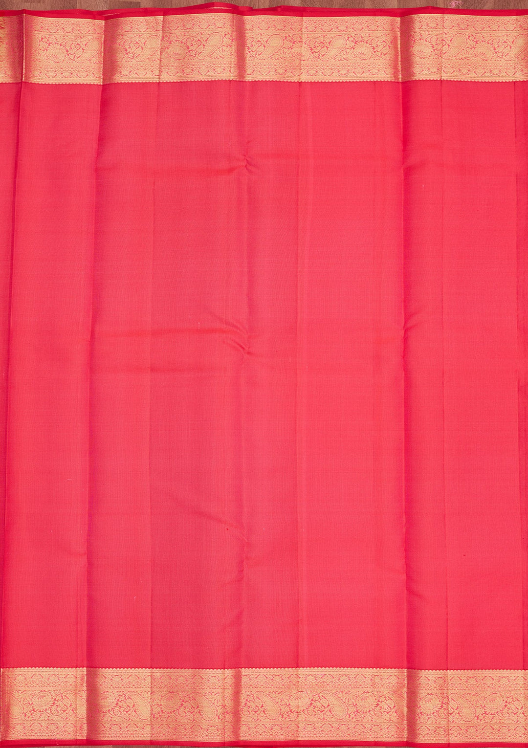 Orange Zariwork Pure Silk Saree-Koskii