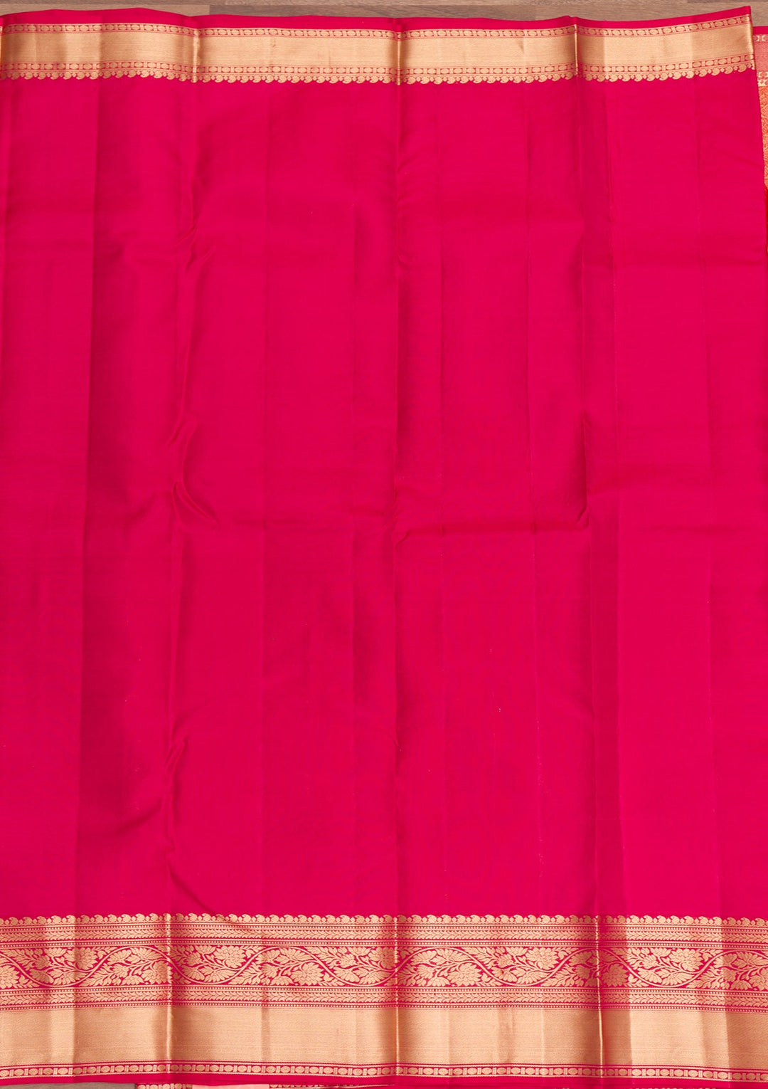Orange Zariwork Pure Silk Saree-Koskii
