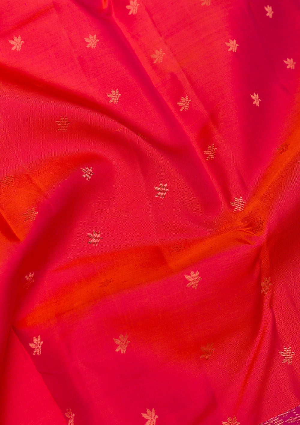 Orange Zariwork Pure Silk Saree-Koskii