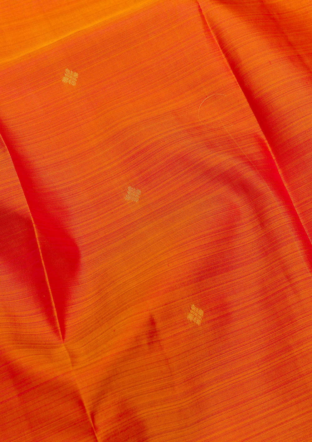 Orange Zariwork Pure Silk Saree-Koskii