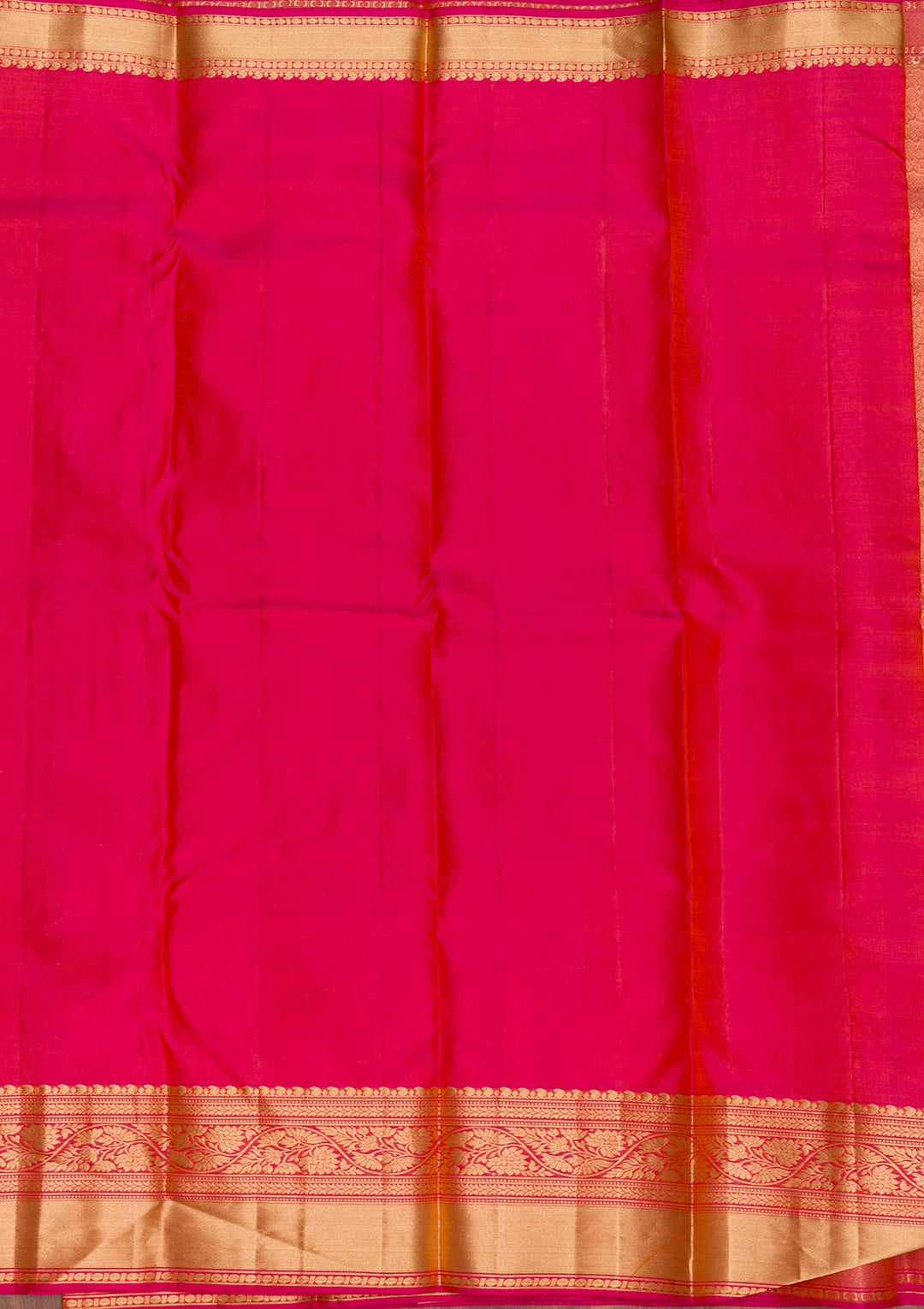 Orange Zariwork Pure Silk Saree-Koskii