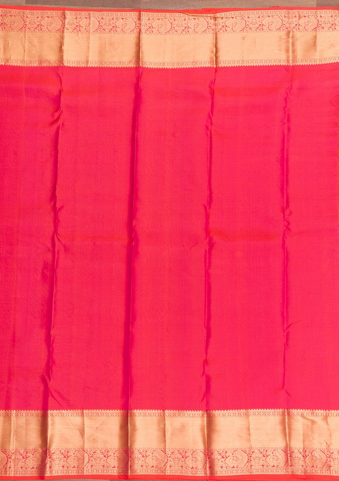 Orange Zariwork Pure Silk Saree-Koskii