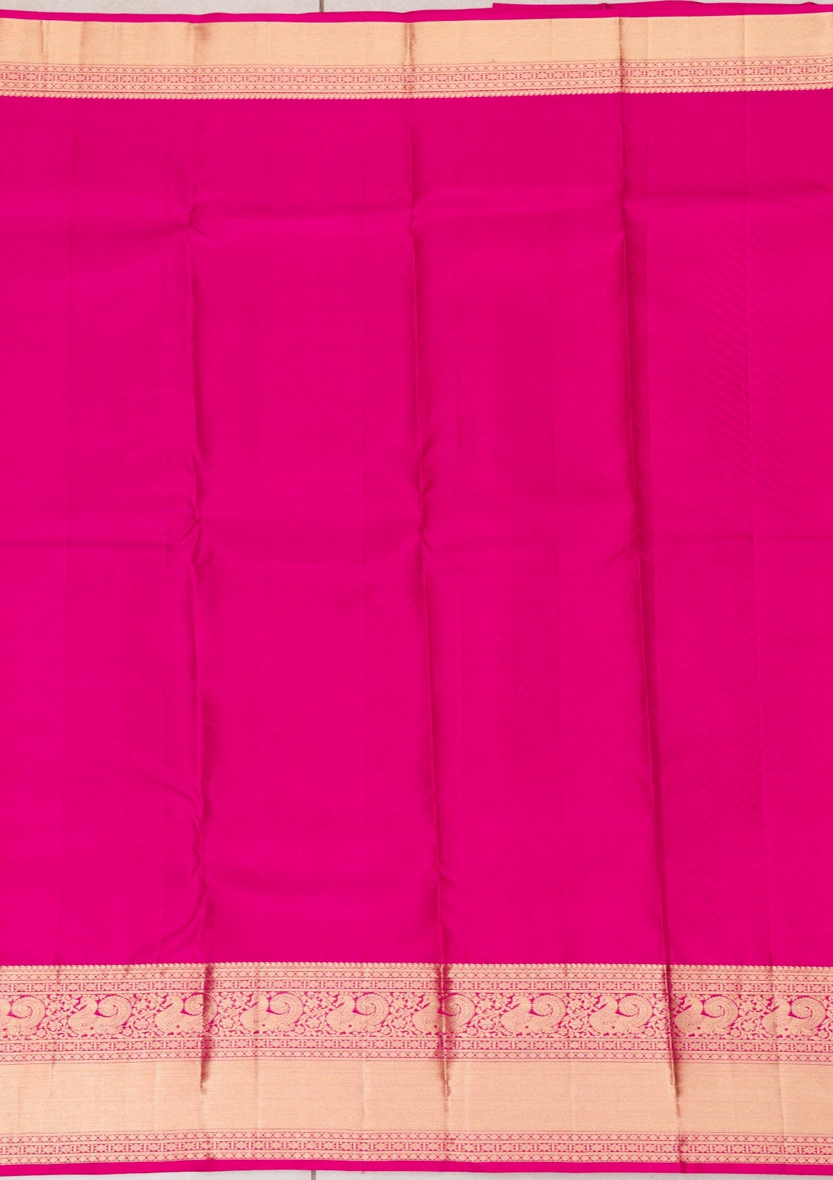Orange Zariwork Pure Silk Saree-Koskii