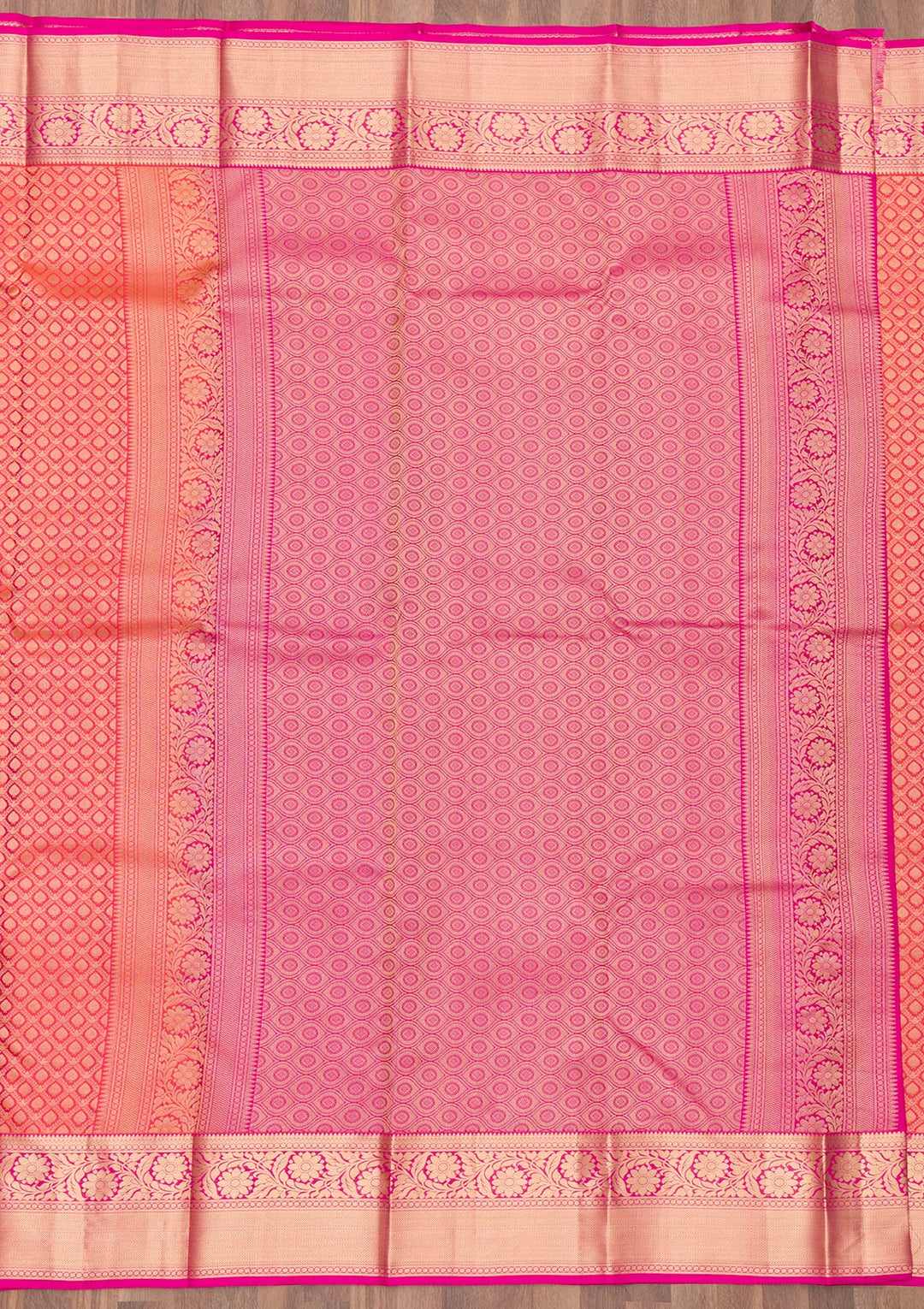 Orange Zariwork Pure Silk Saree-Koskii