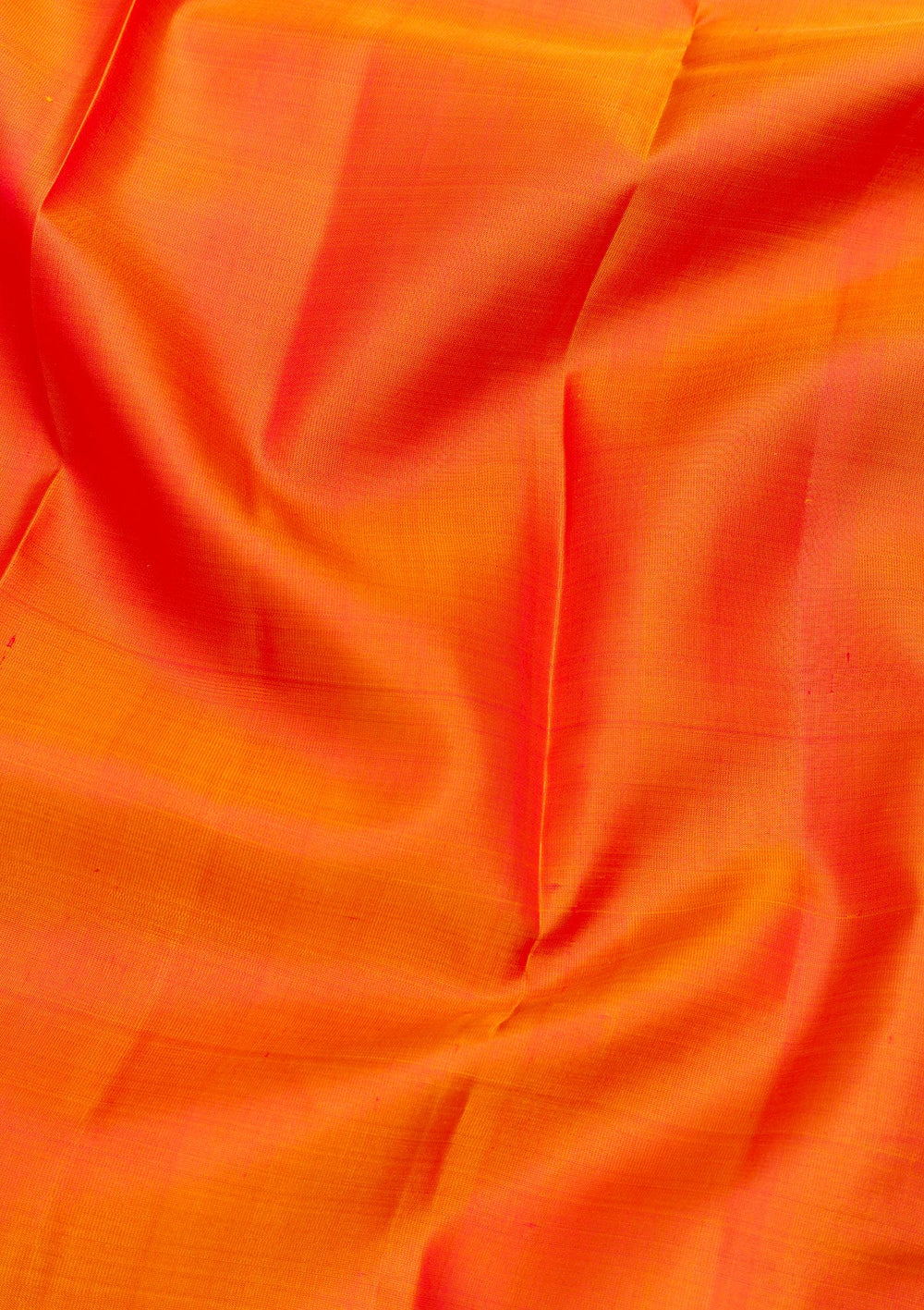Orange Zariwork Pure Silk Saree-Koskii