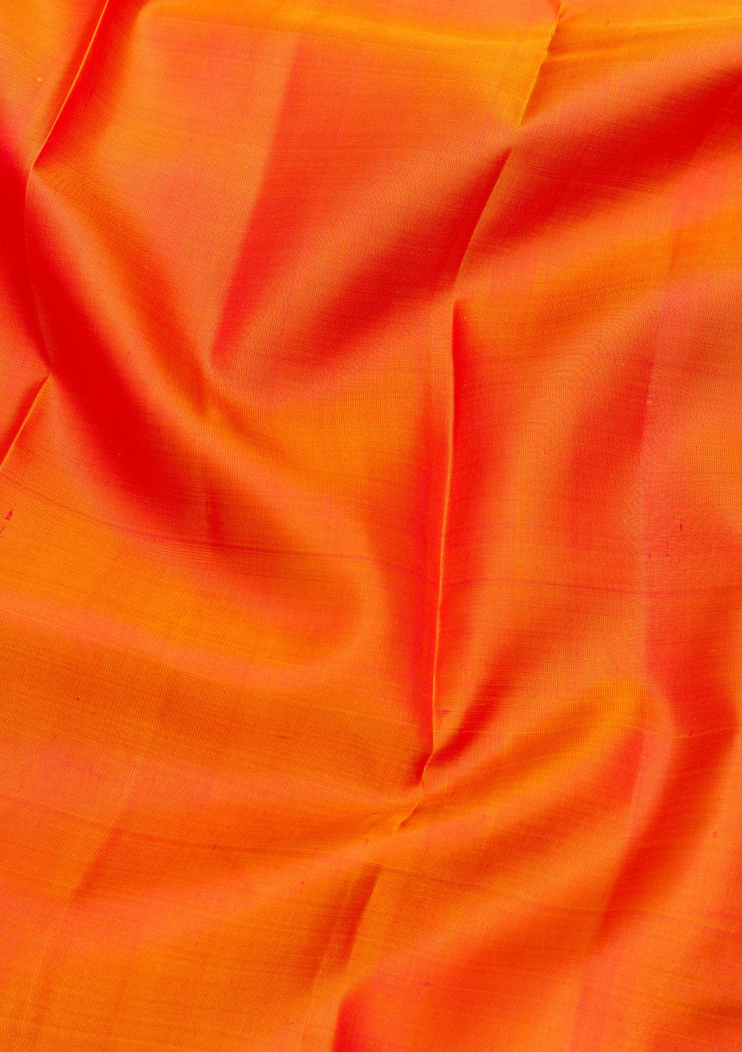 Orange Zariwork Pure Silk Saree-Koskii