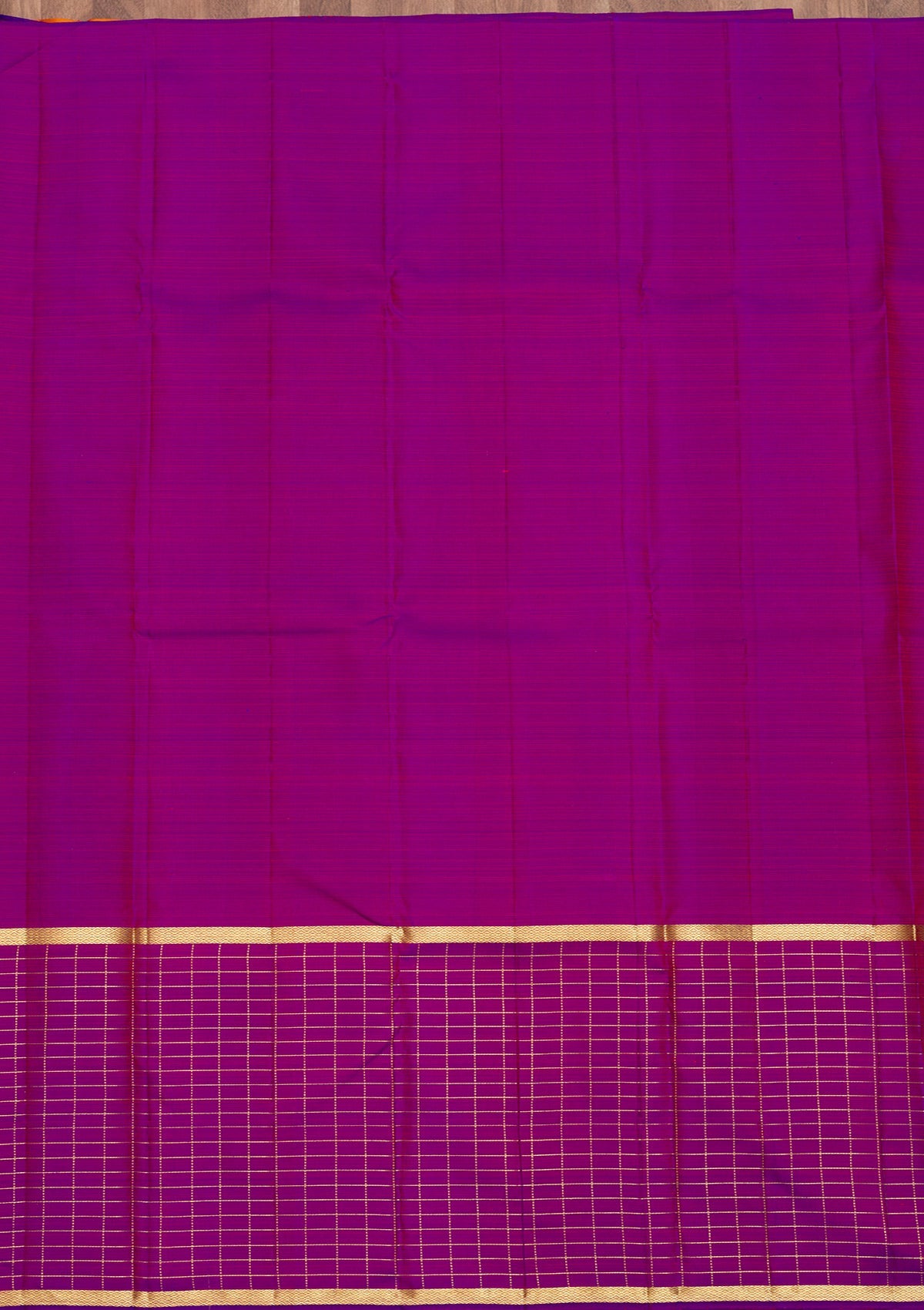 Orange Zariwork Pure Silk Saree-Koskii