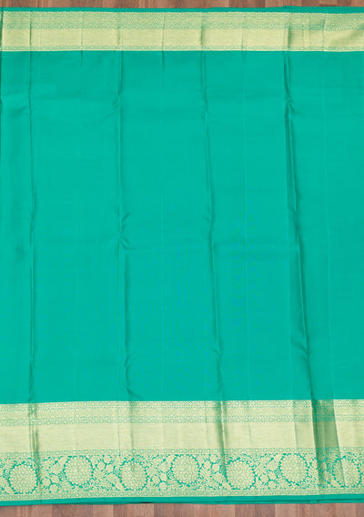 Orange Zariwork Pure Silk Saree-Koskii