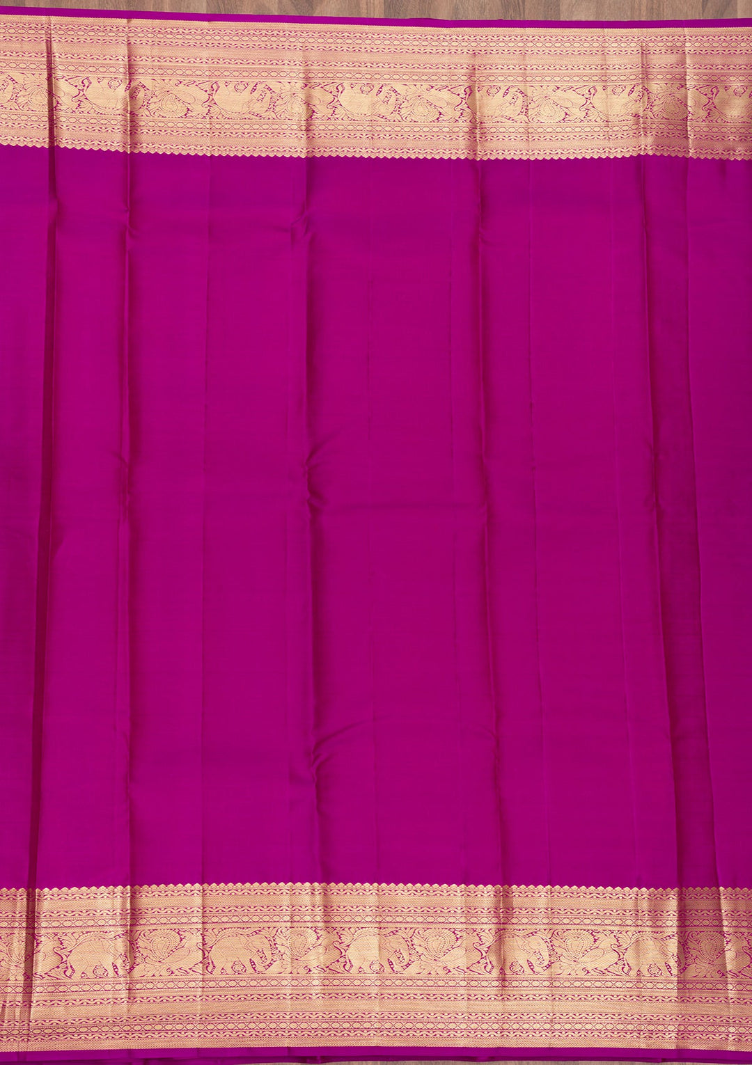 Orange Zariwork Pure Silk Saree-Koskii