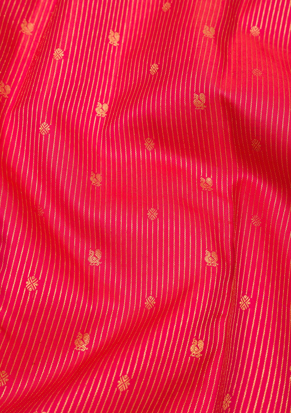 Orange Zariwork Pure Silk Saree-Koskii