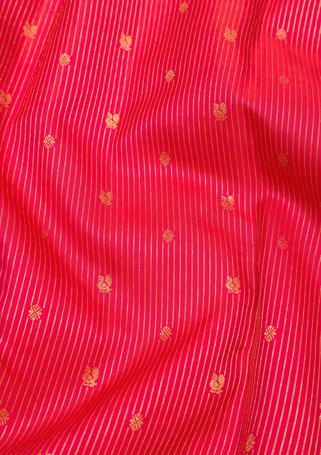 Orange Zariwork Pure Silk Saree-Koskii