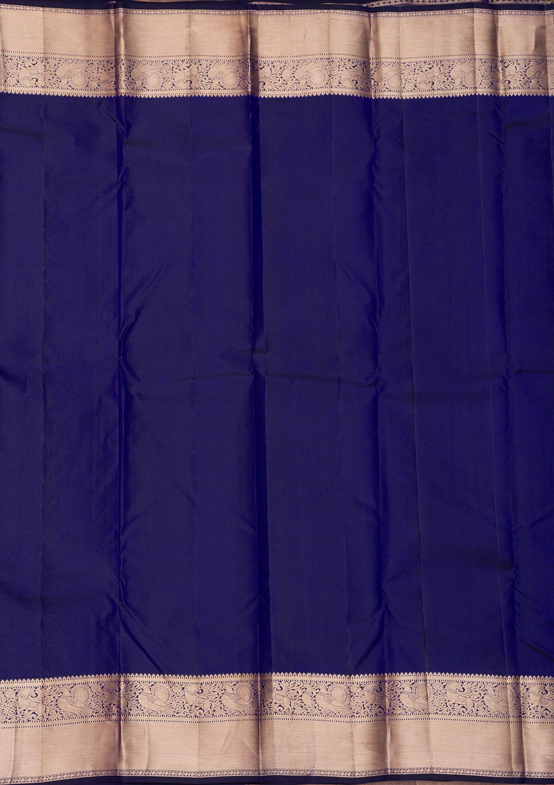 Royal Blue Zariwork Pure Silk Saree-Koskii