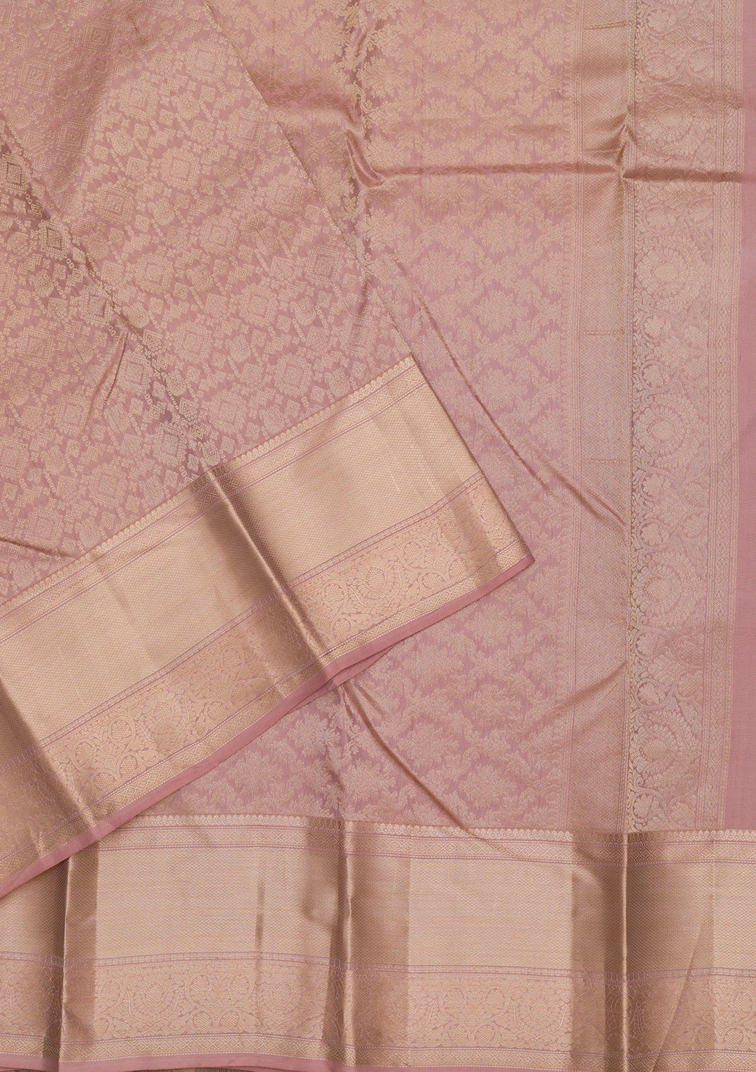 Orange Zariwork Pure Silk Saree-Koskii