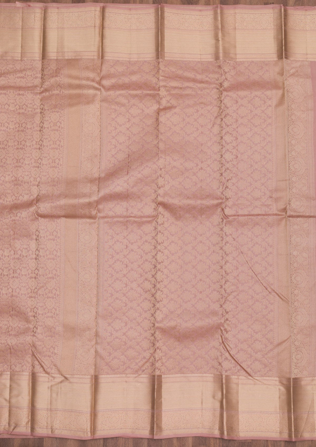 Orange Zariwork Pure Silk Saree-Koskii