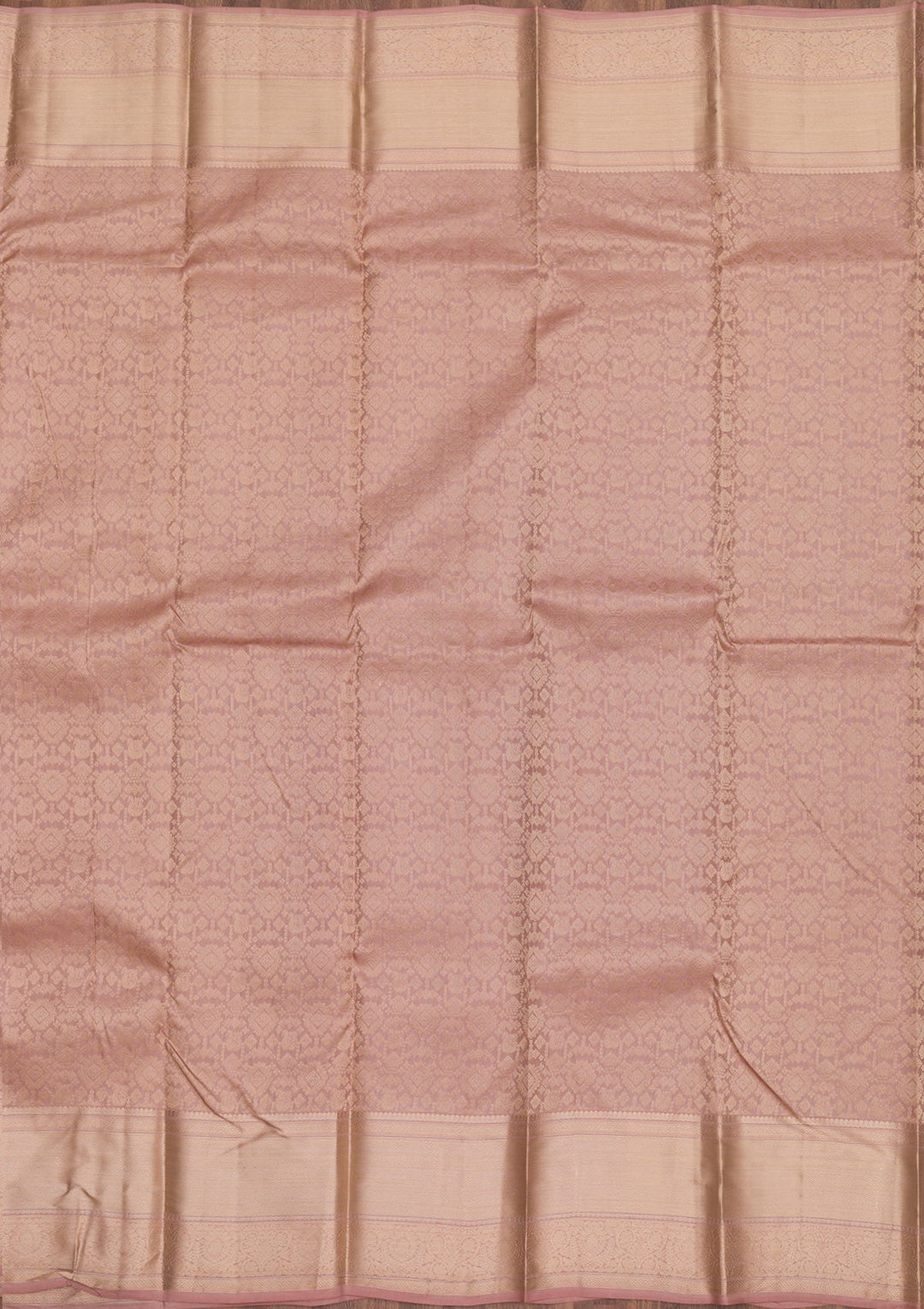 Orange Zariwork Pure Silk Saree-Koskii
