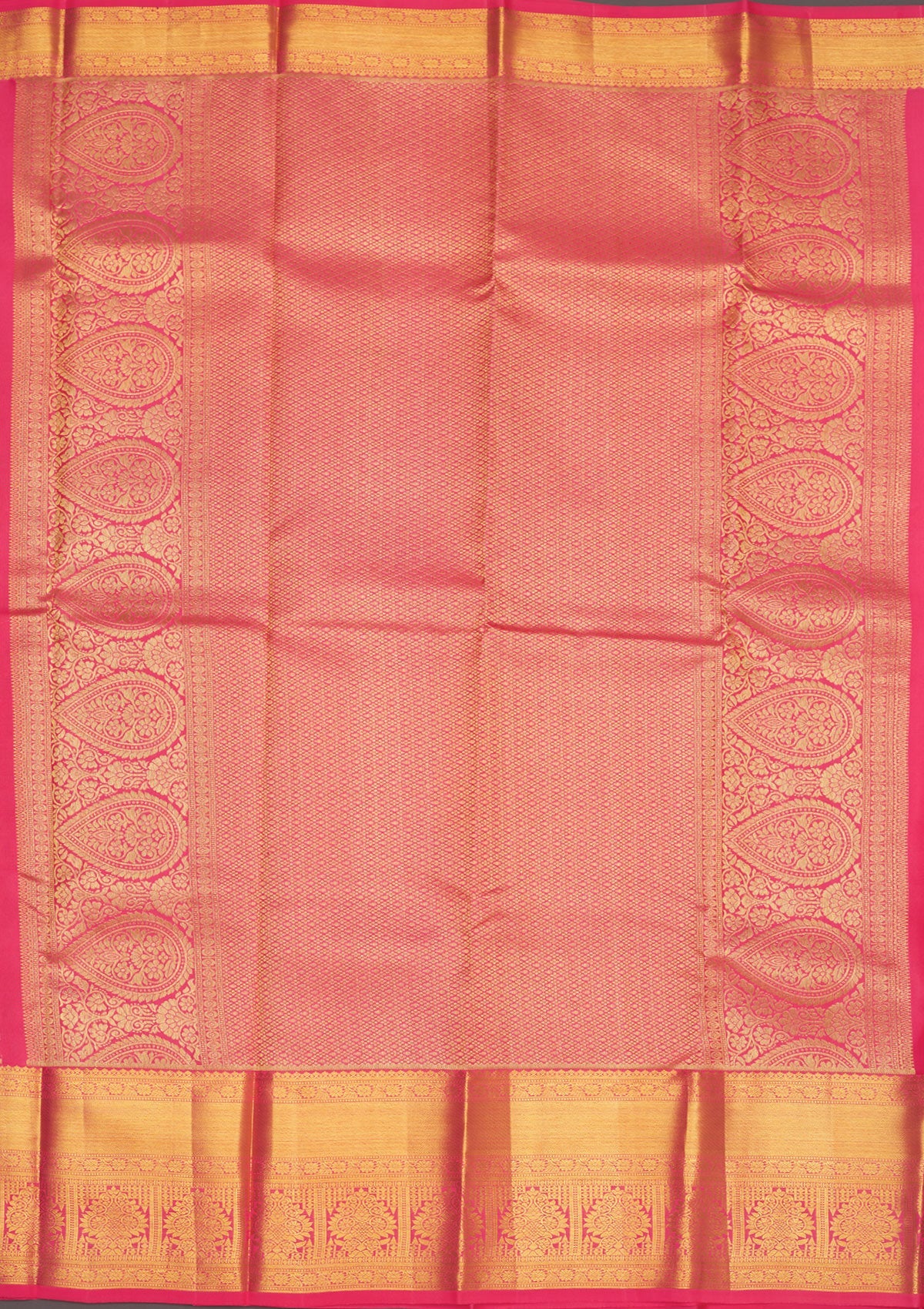 Pink Zariwork Pure Silk Saree-Koskii