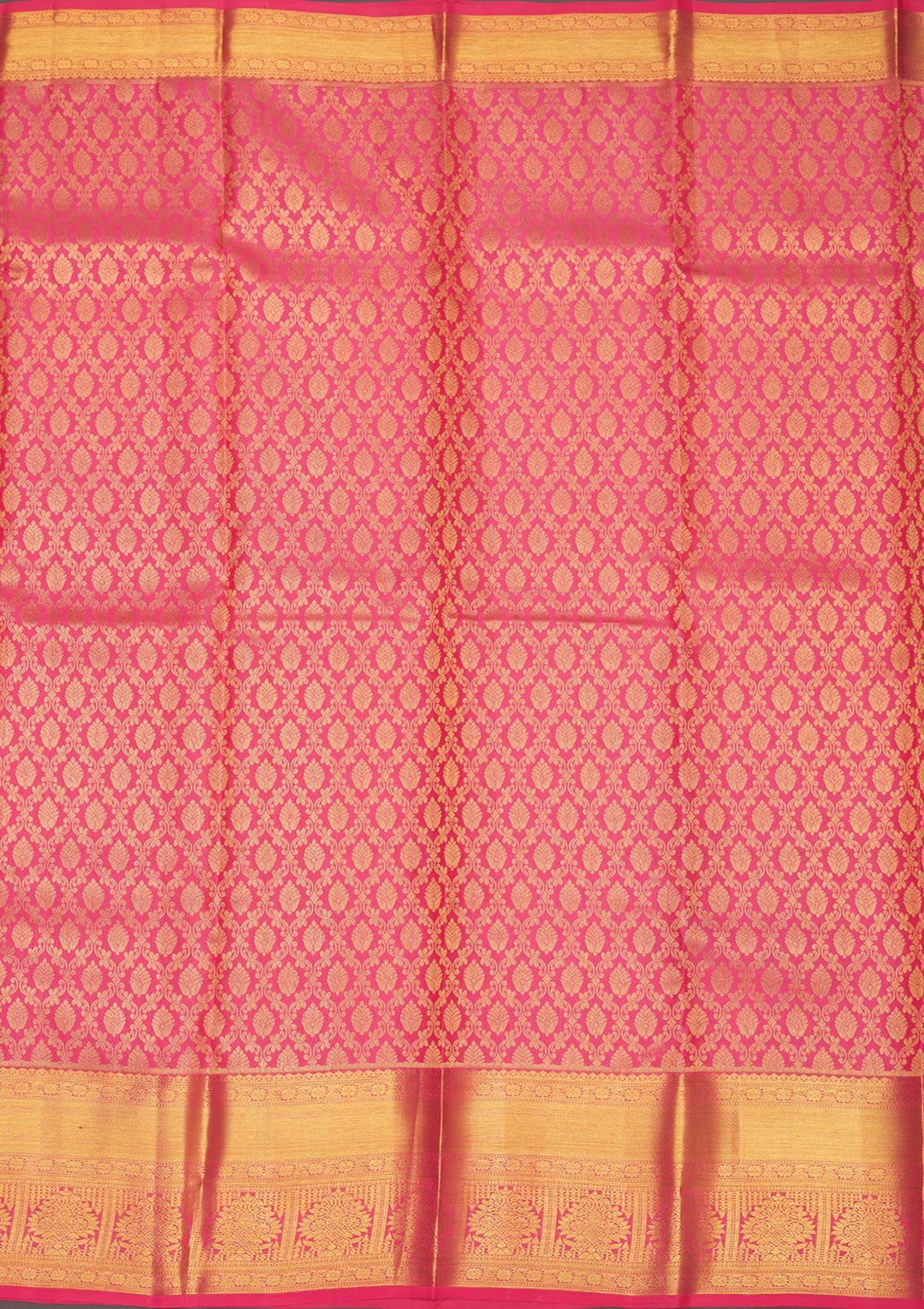 Pink Zariwork Pure Silk Saree-Koskii