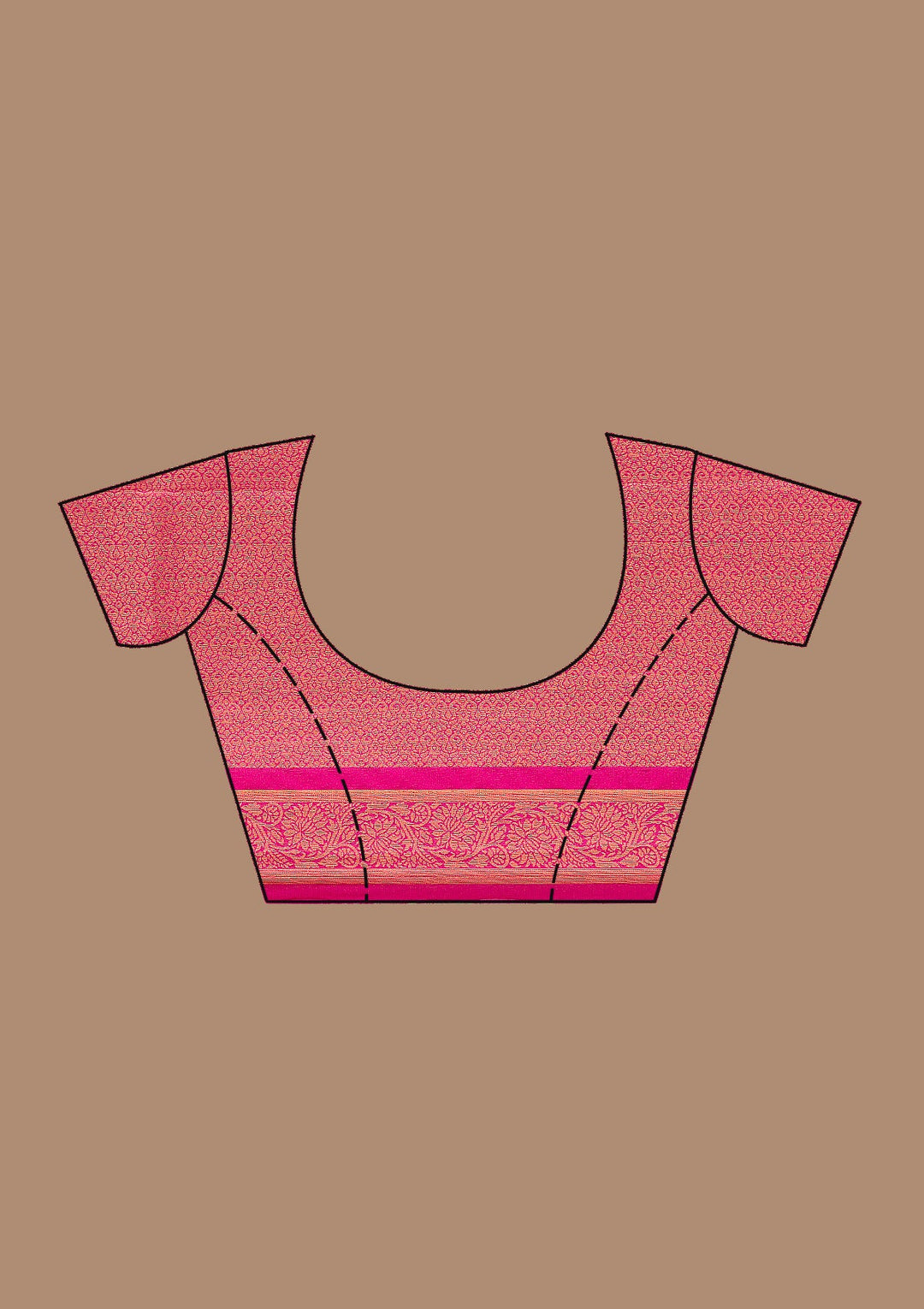 Orange Zariwork Soft Silk Saree