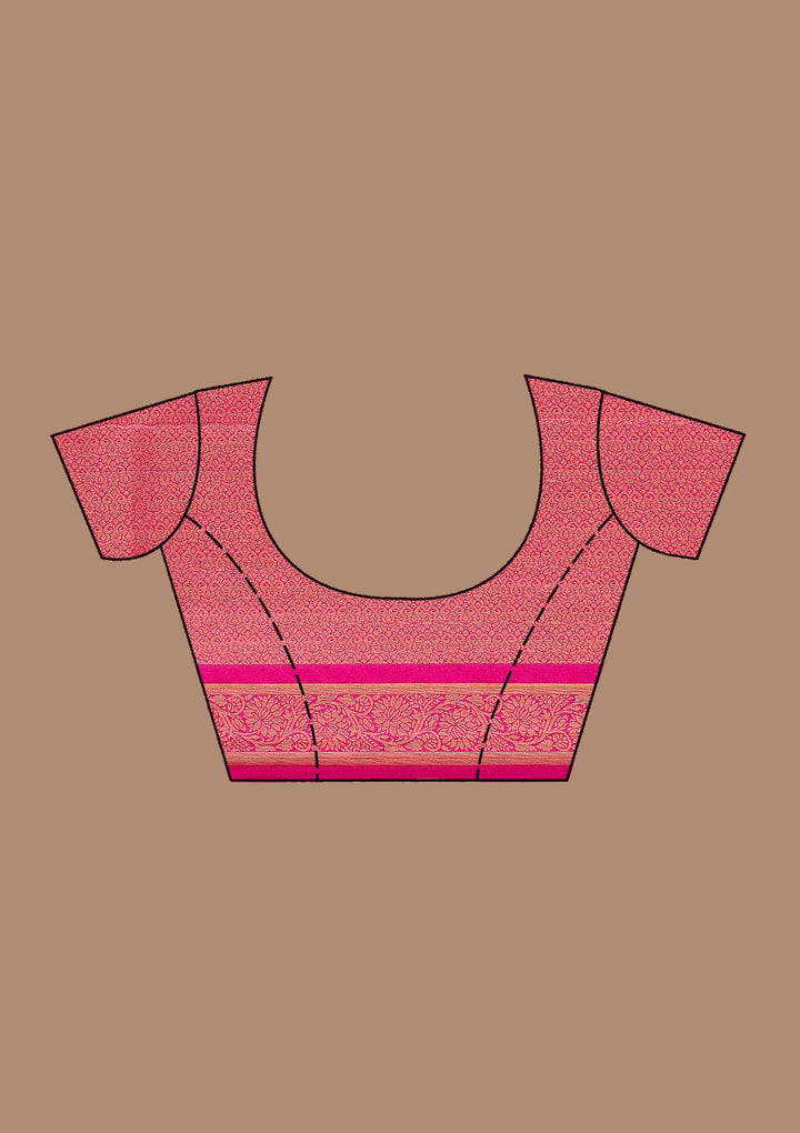 Orange Zariwork Soft Silk Saree