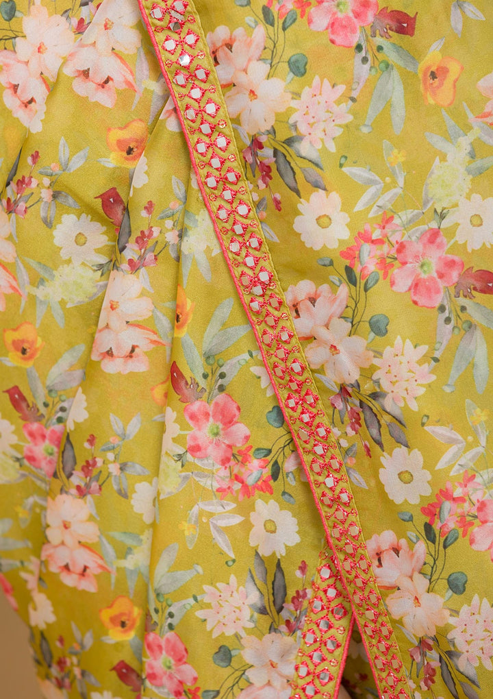 Beige Sequins Net Designer Saree-Koskii