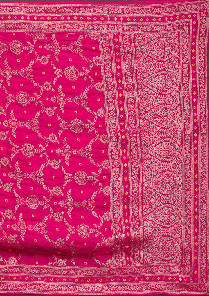 Parrot Green Zariwork Crepe Readymade Salwar Suit-Koskii