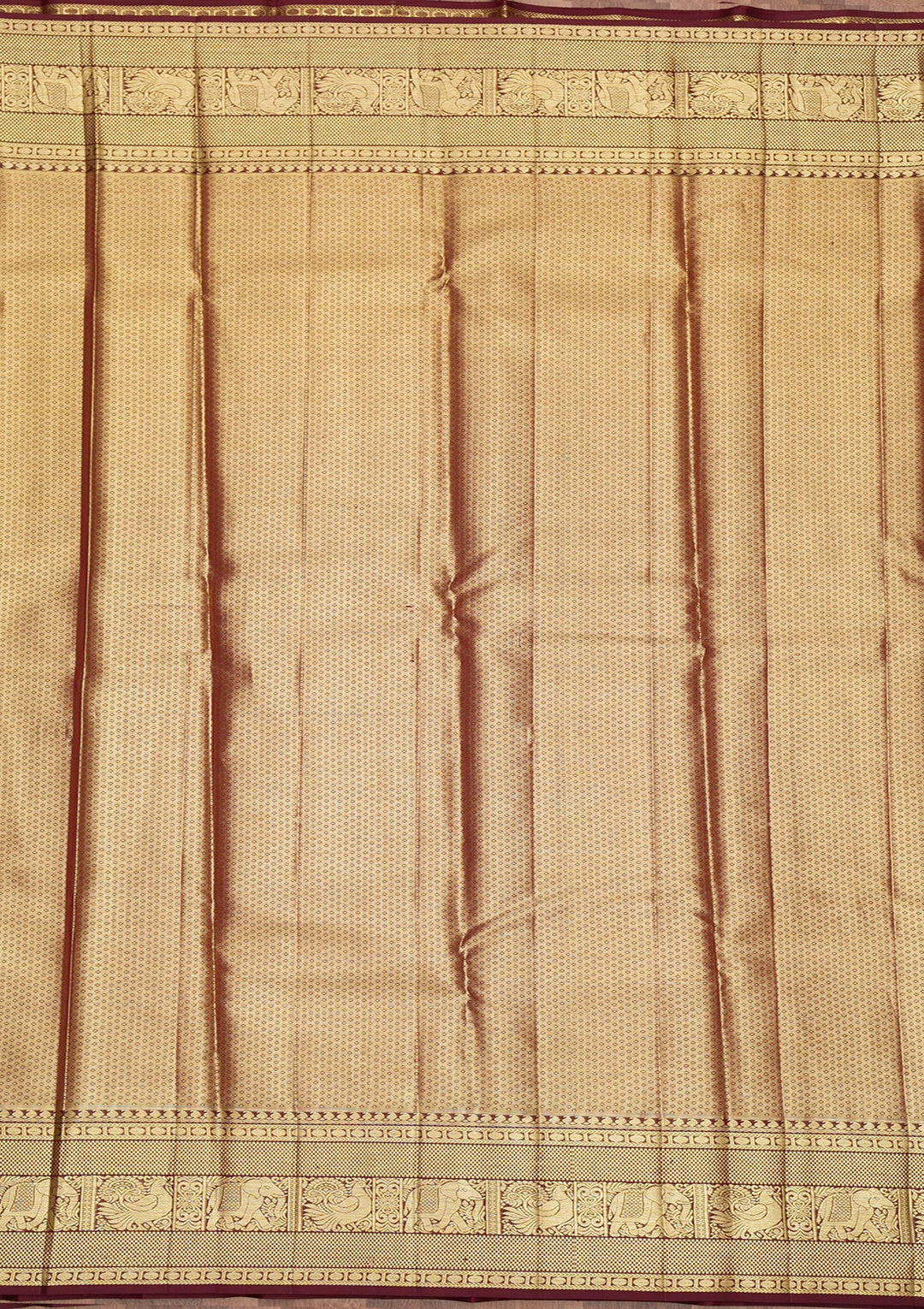 Parrot Green Zariwork Pure Silk Saree-Koskii