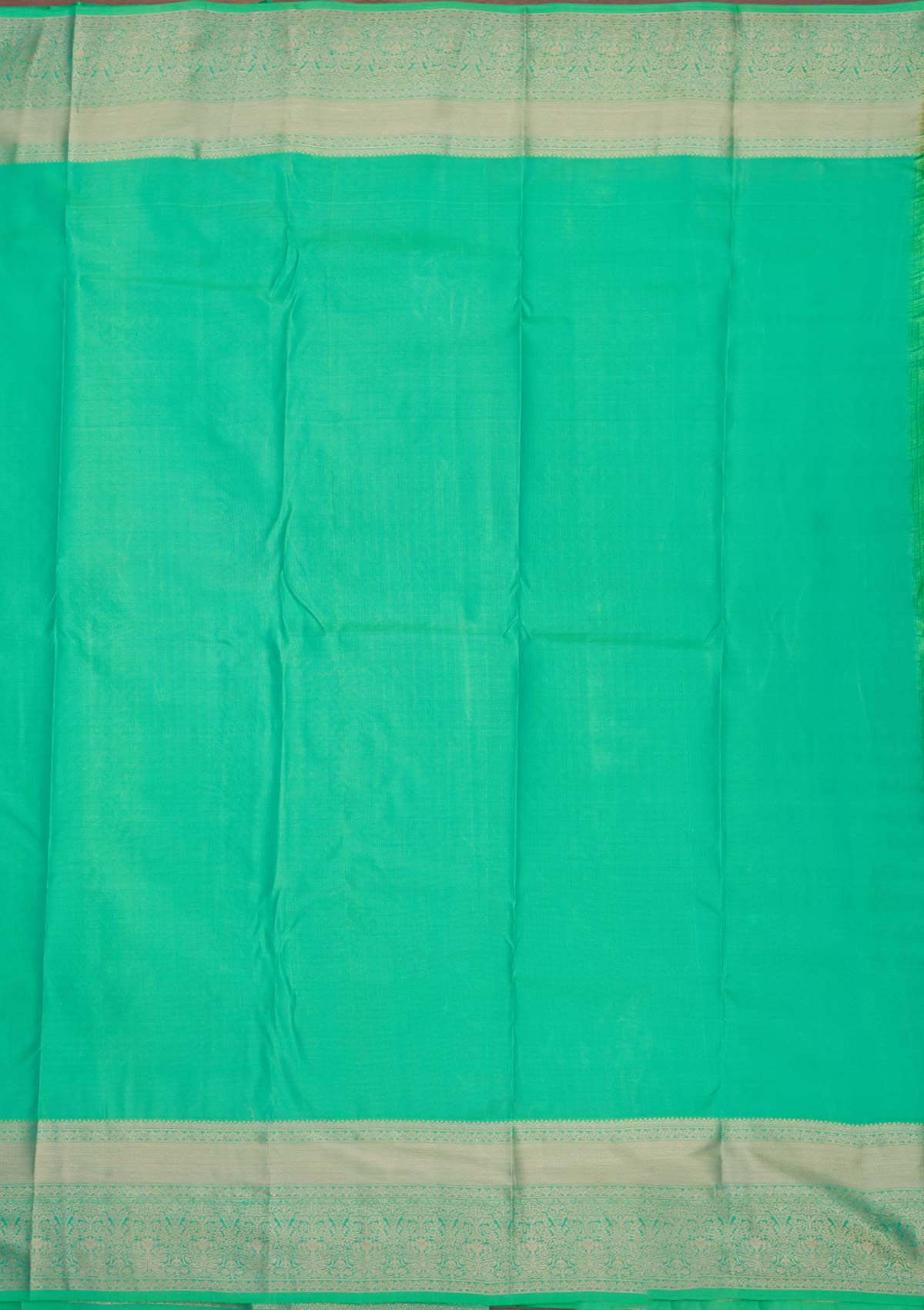 Parrot Green Zariwork Pure Silk Saree