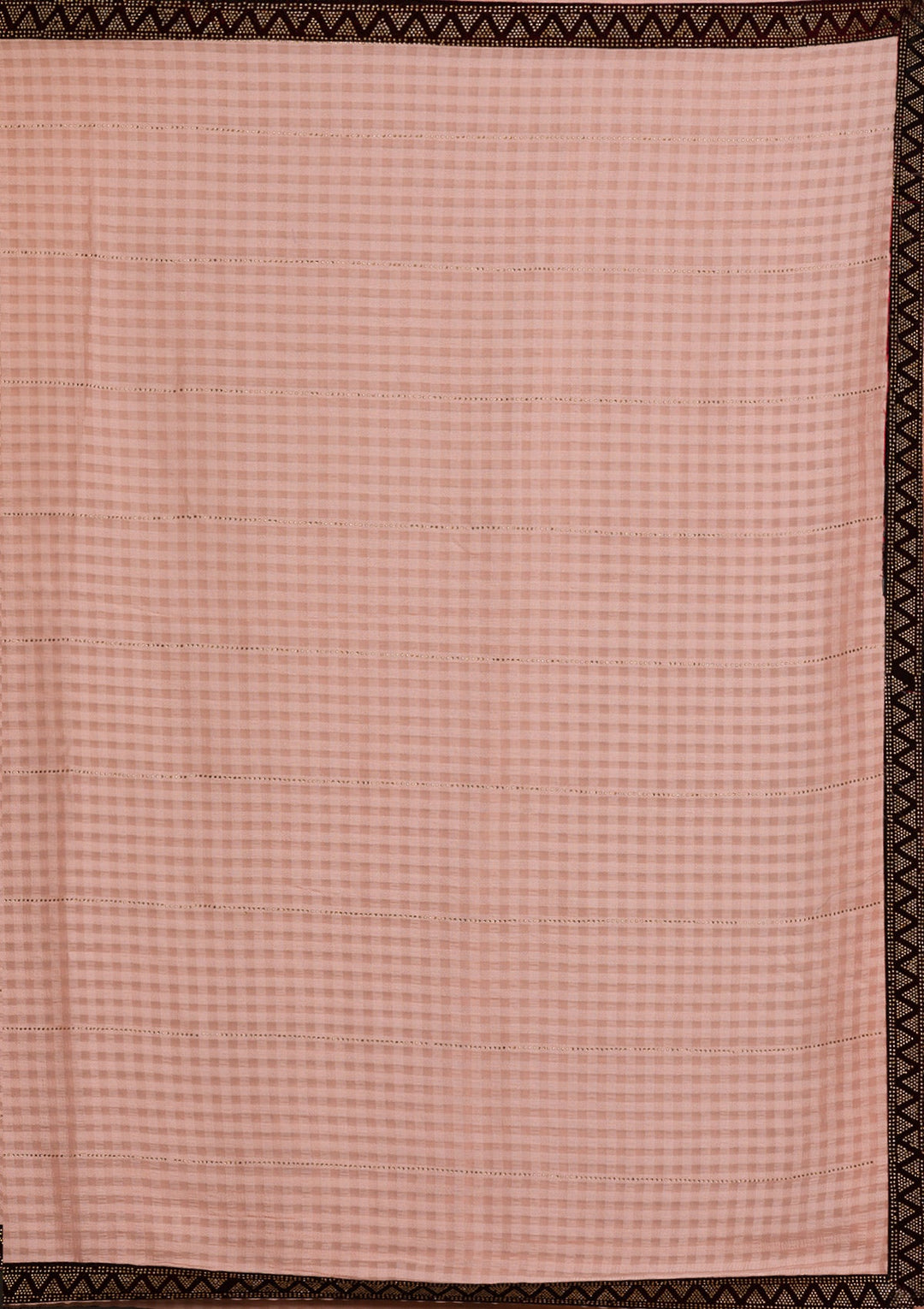 Peach Swarovski Georgette Saree-Koskii