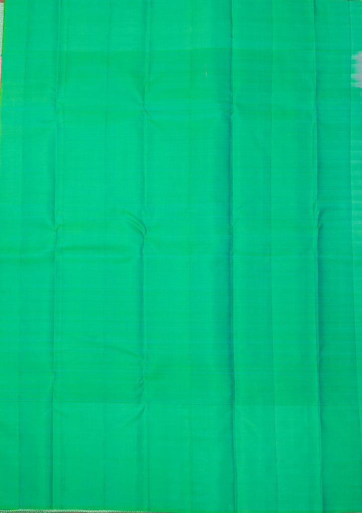 Peach Zariwork Pure Silk Saree-Koskii